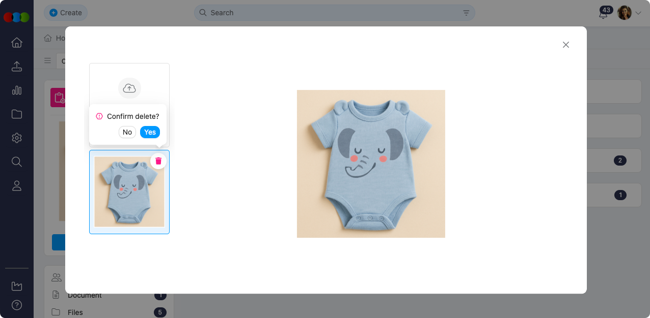 Delete the claim preview image