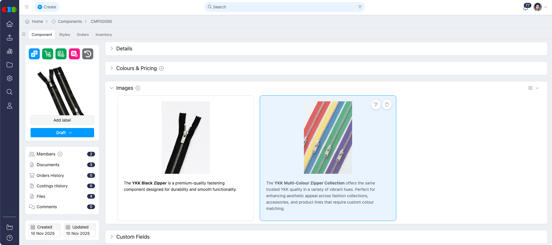 Component Image Hover
