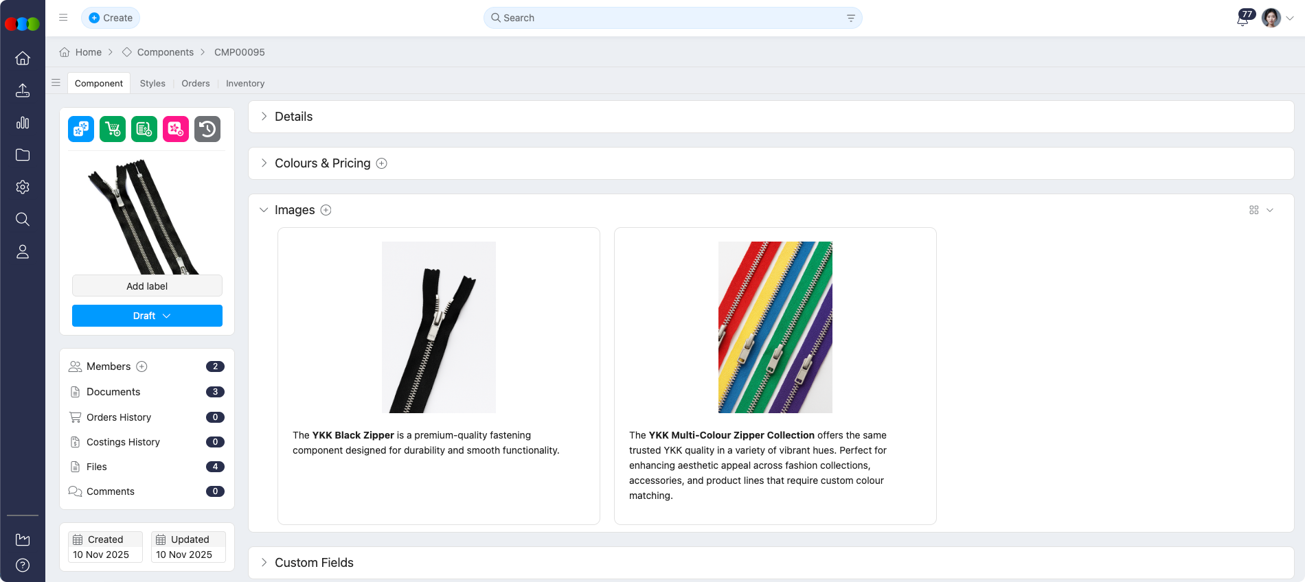 Component > Images View