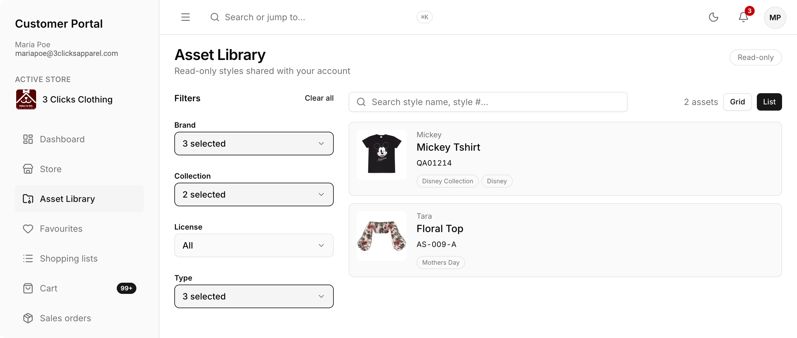 Asset Library