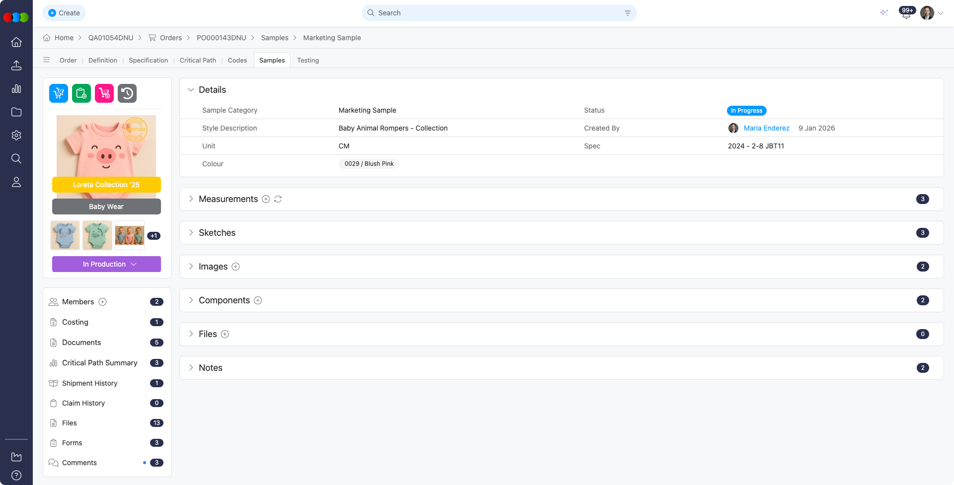 Sample Report Details
