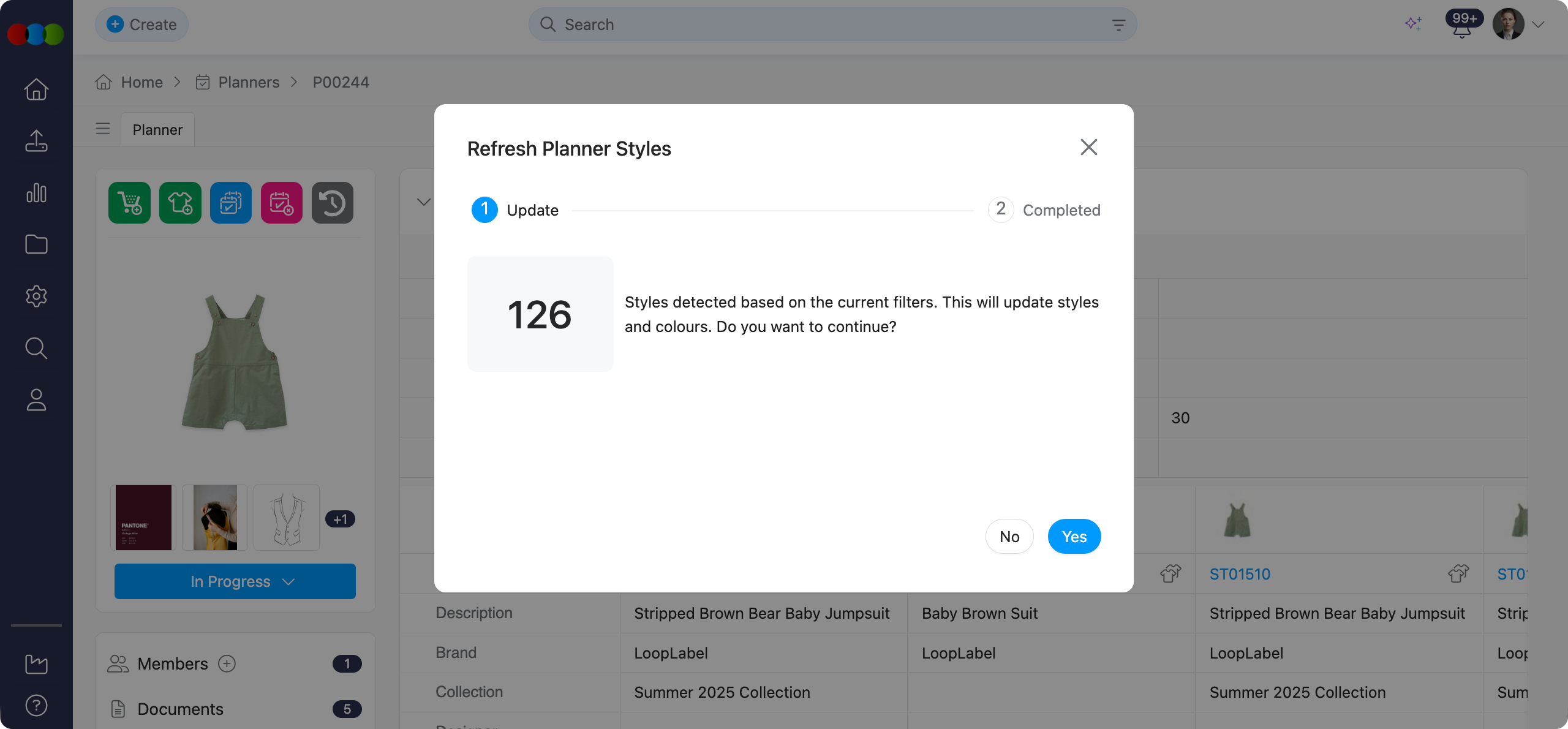 Refresh Planner Styles