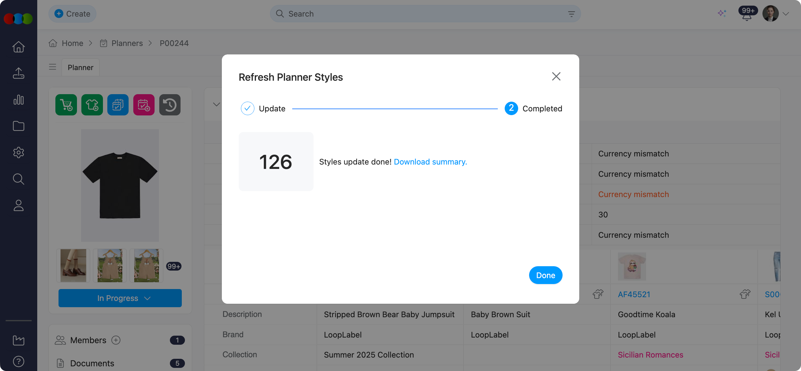 Refresh Planner Styles