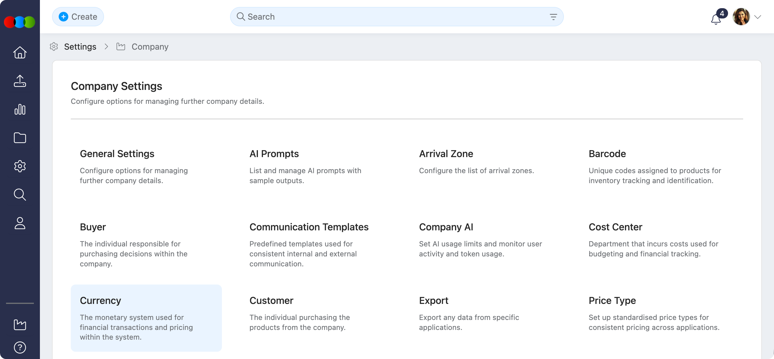 Company › Currency