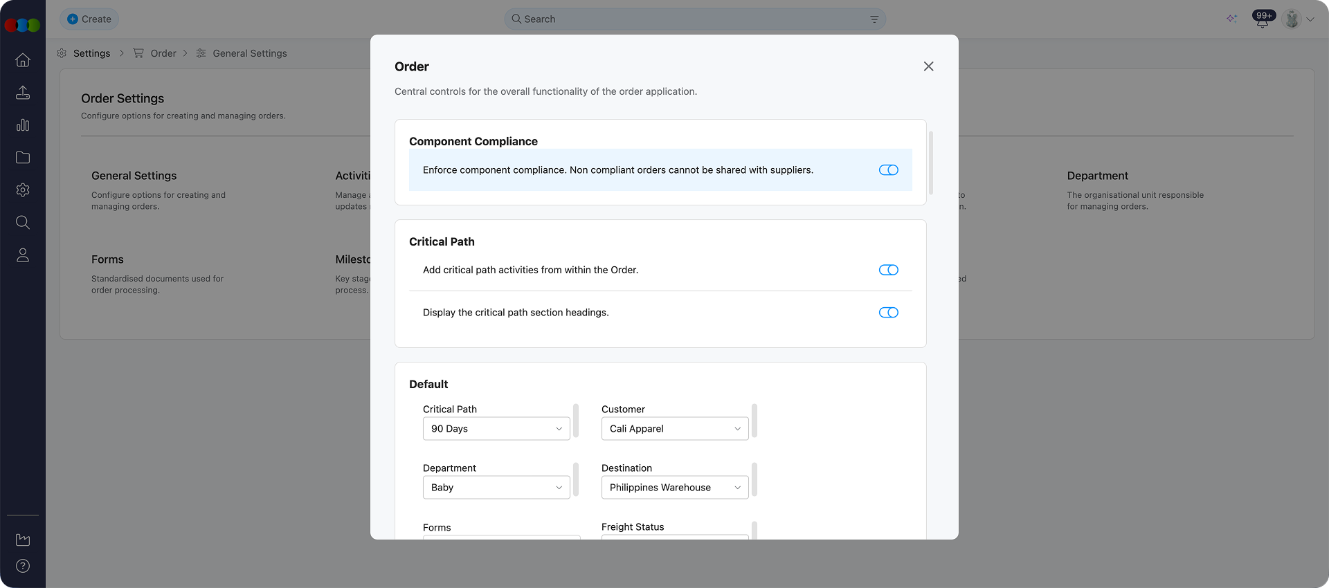 Component Compliance