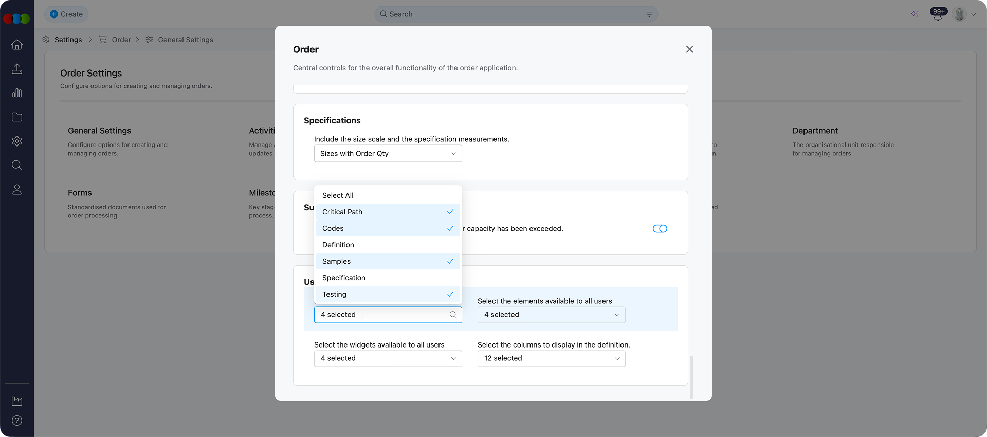 User Interface Layout