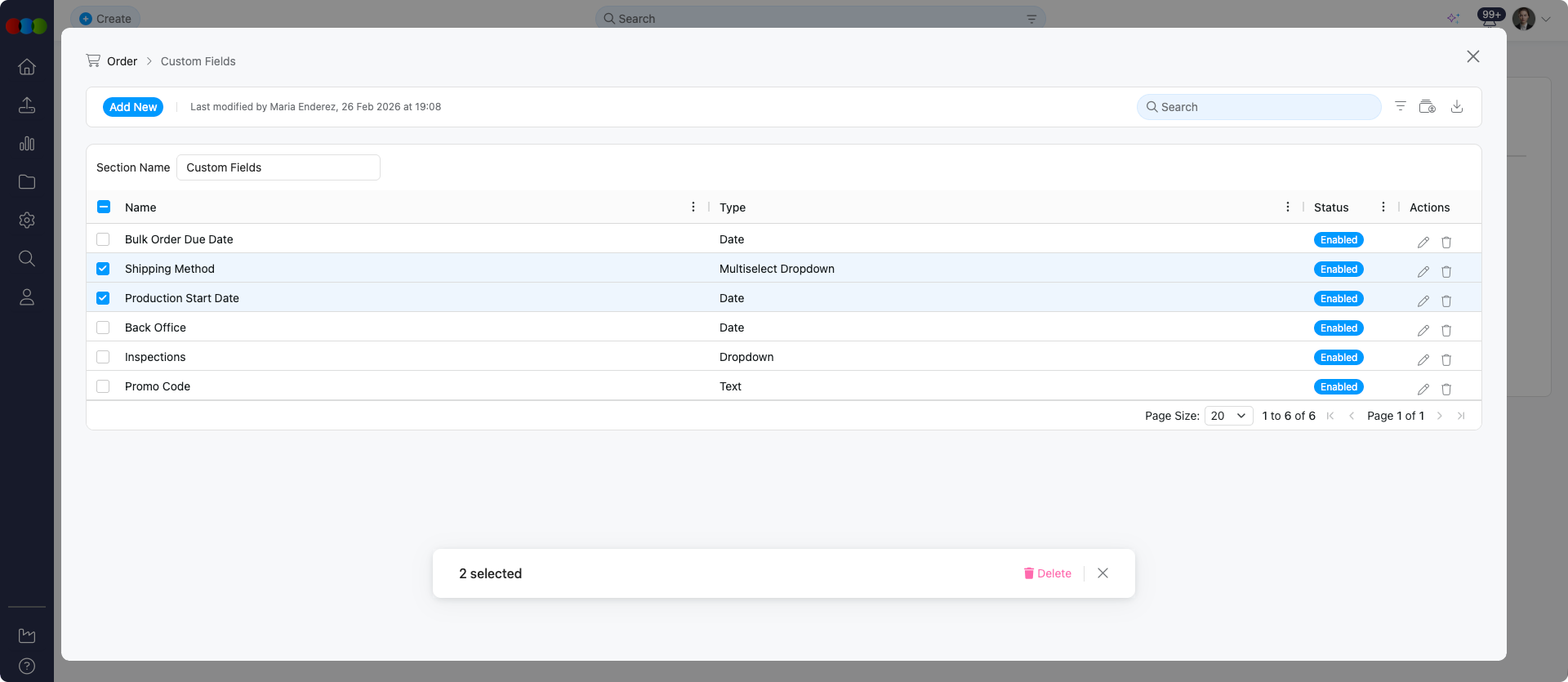 Bulk Delete Custom Field