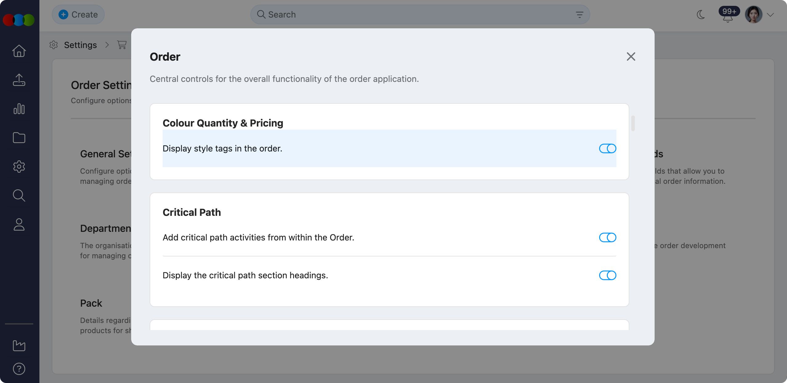 Colour Quantity & Pricing