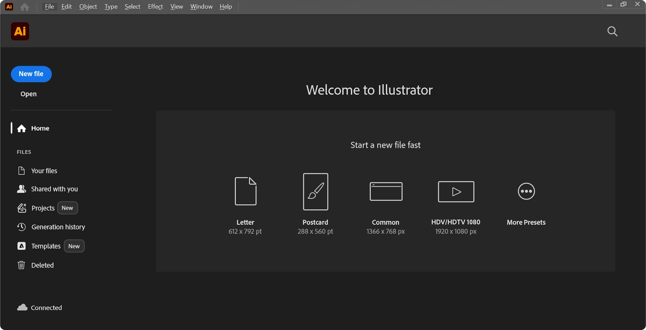Adobe Illustrator View