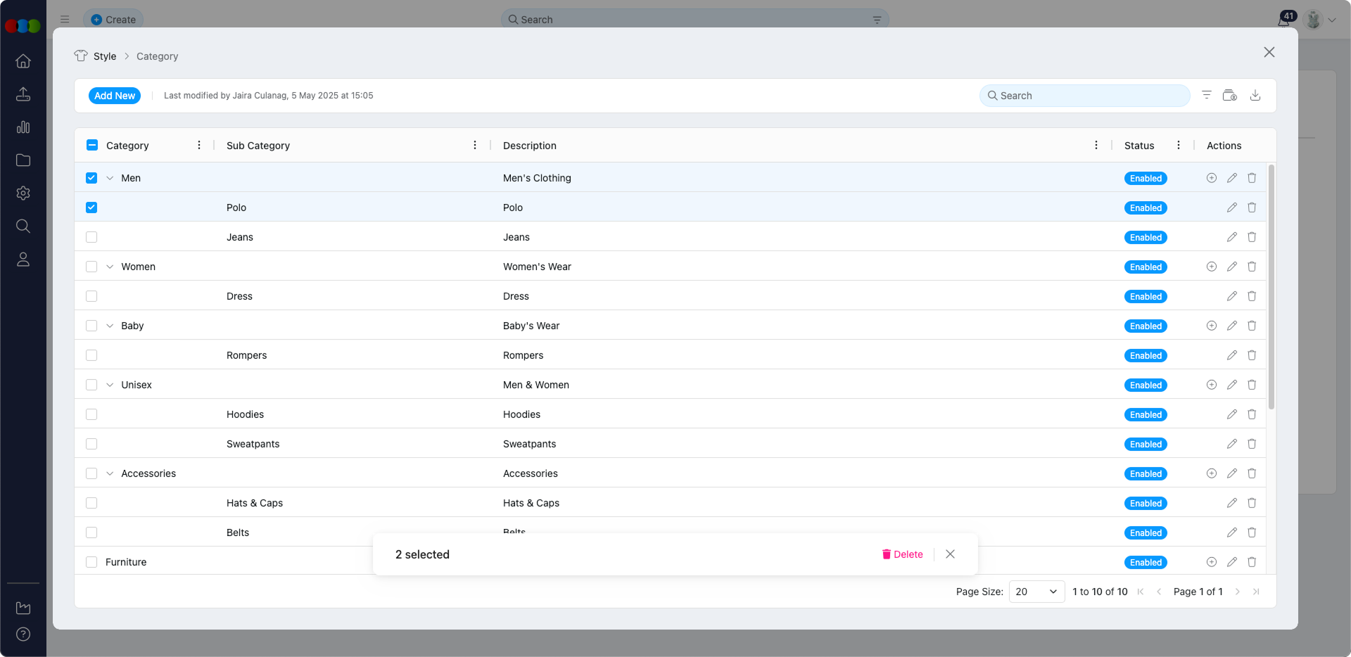 Bulk Delete Category