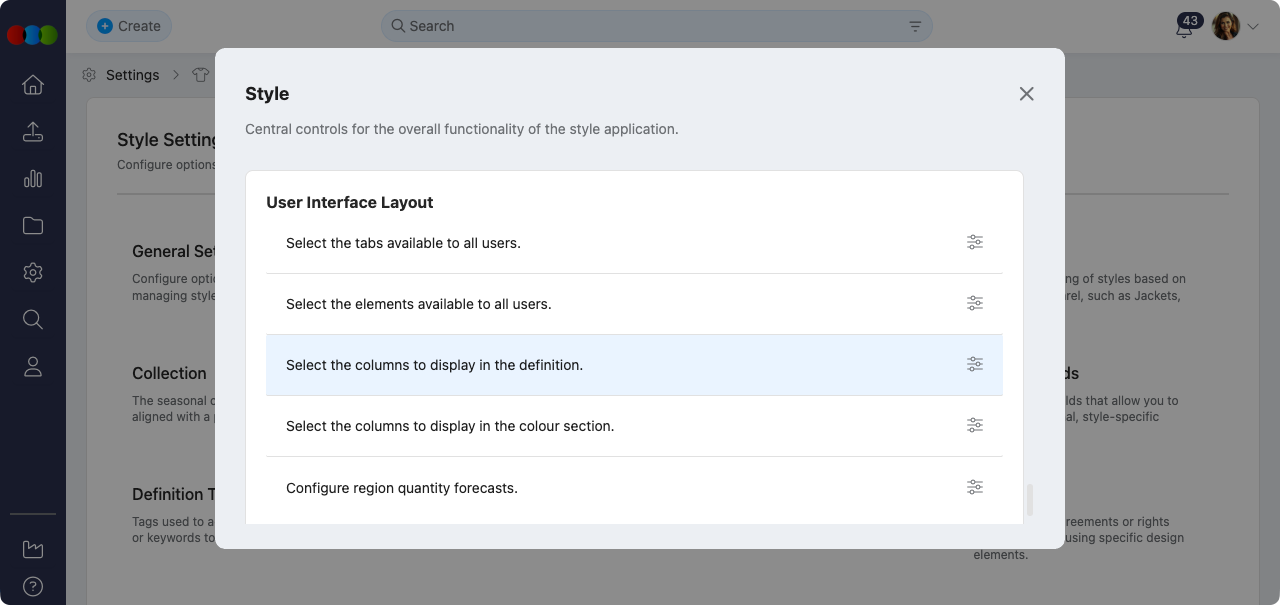 Select Columns Definition
