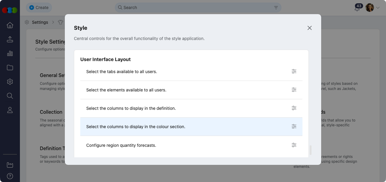 Select Columns Colour