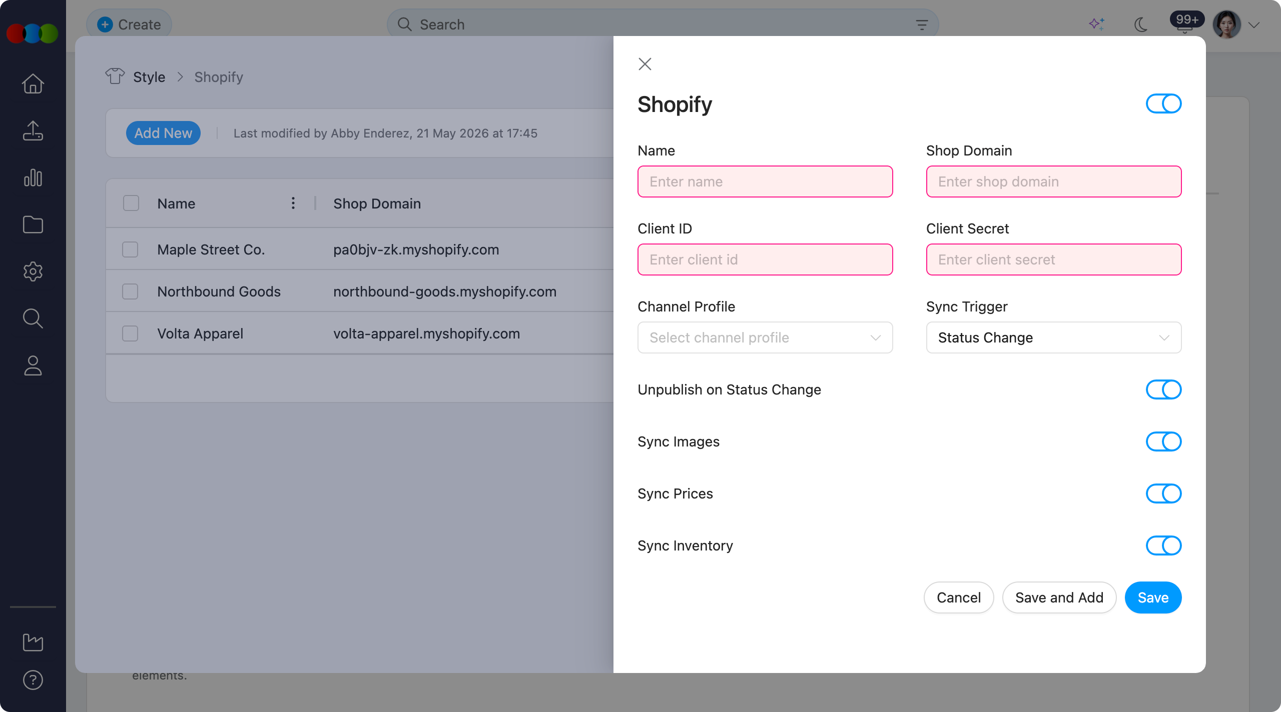 Shopify Add