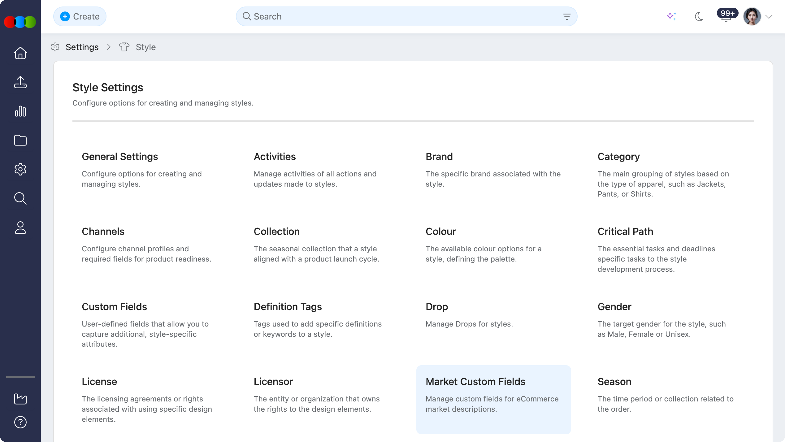 Market Custom Fields