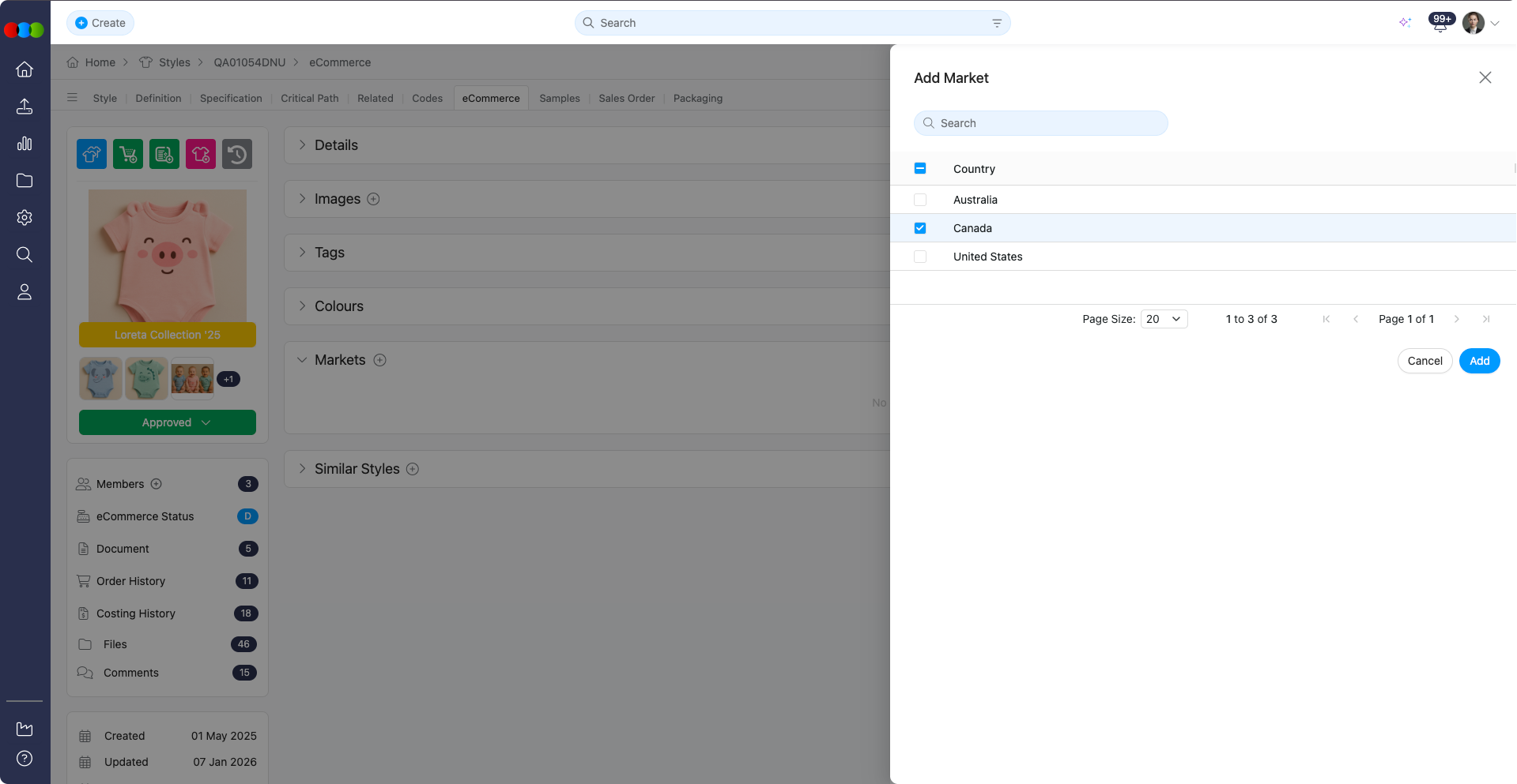 eCommerce Style Markets