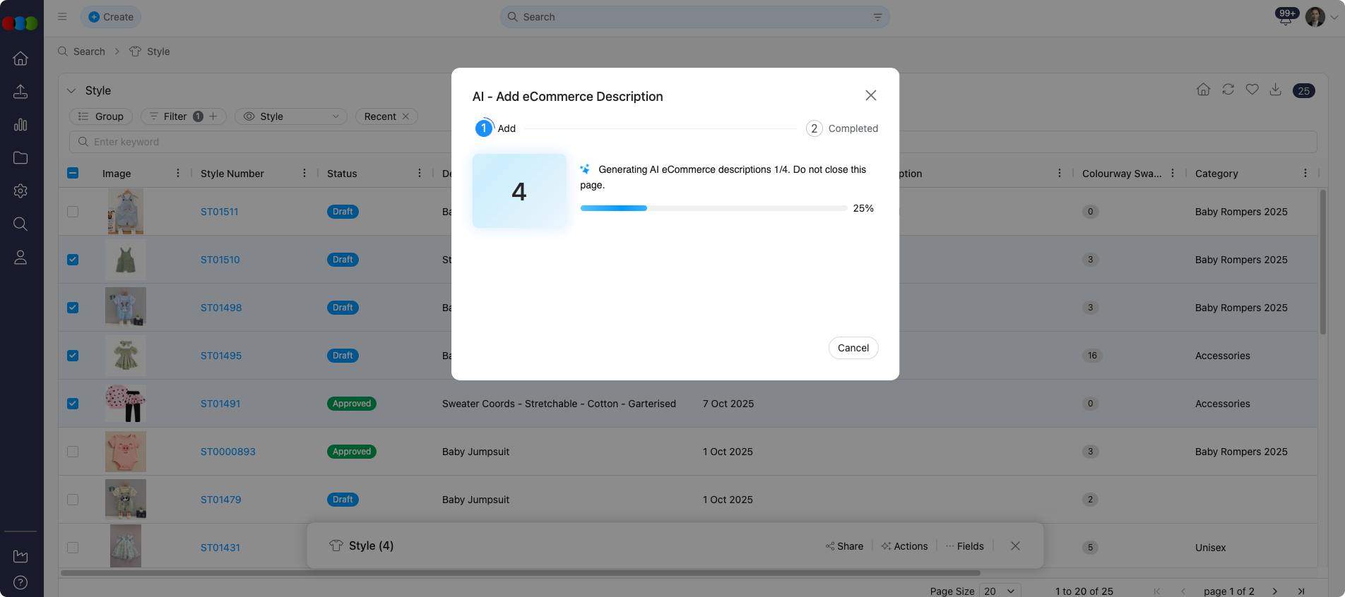 AI - Add eCommerce Description Pop-up