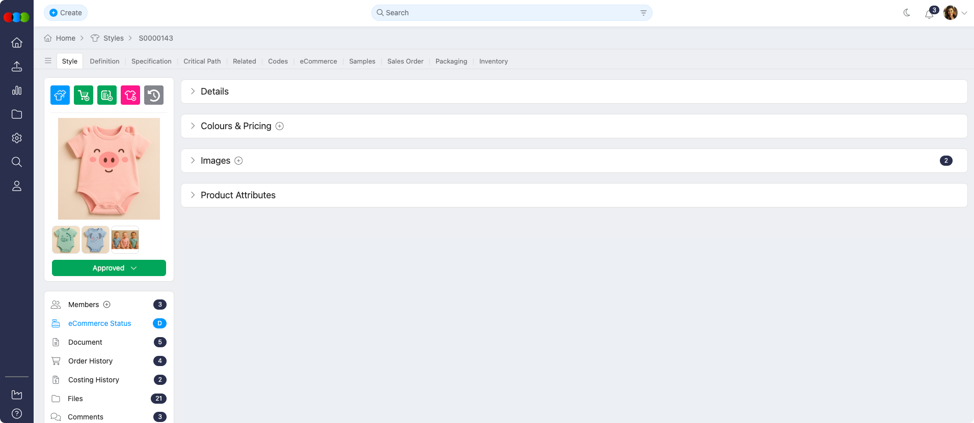 Style eCommerce Status