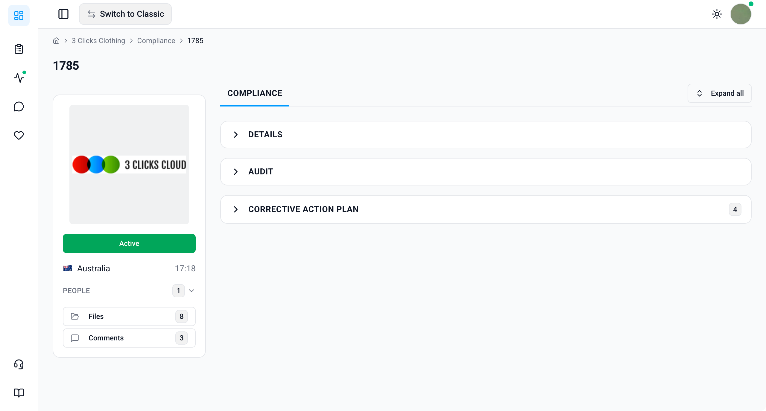 Supplier Portal > Compliance