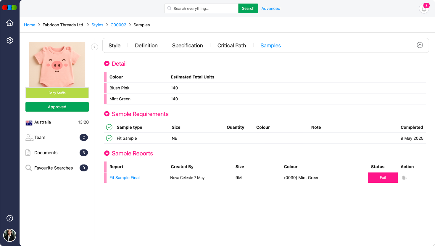 Supplier Portal Sample Reports