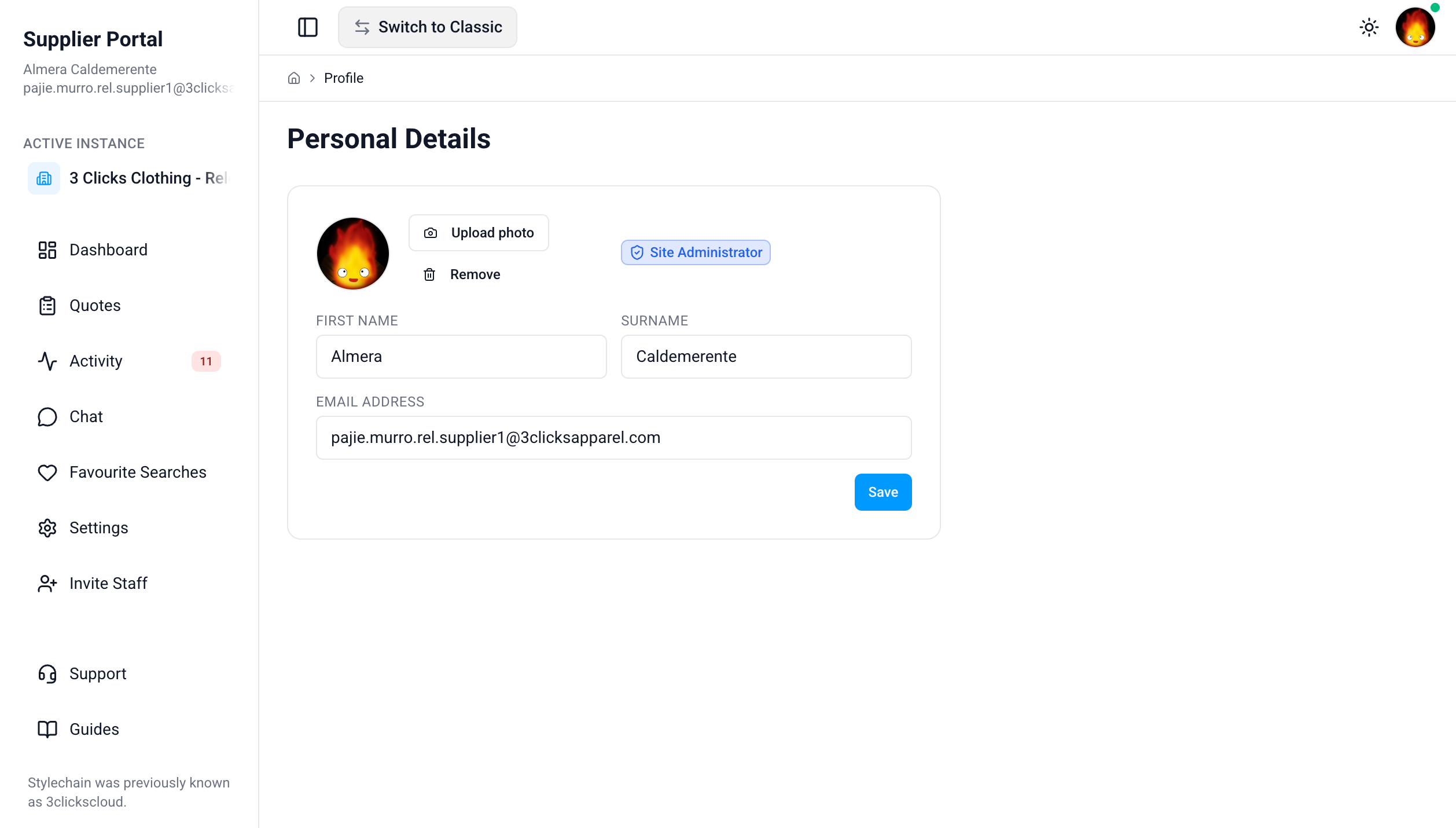 Personal Details